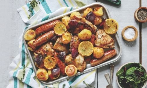 Sausage And Chicken Bake